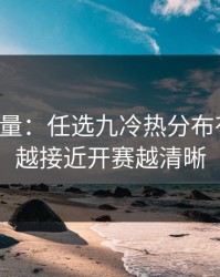 隐藏变量：任选九冷热分布有点怪，越接近开赛越清晰